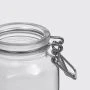 Банка для сыпучих продуктов 100мл стекло с фиксатором JC-15964 (144)