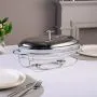 Мармит 3л стекло на мет.подставке, 2 свечи 43,4*24,5*17,5см (4)