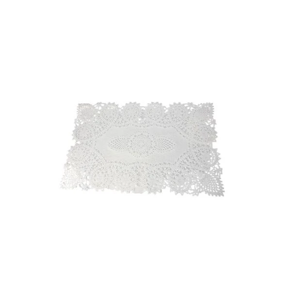 Салфетка сервировочная 12*18 (30*45см) ПВХ 927 белая (12/300)