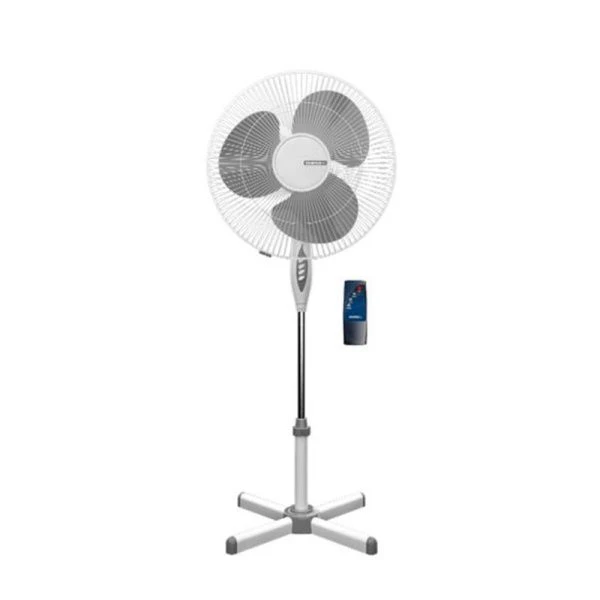Вентилятор напольный пластик Centek CT-5021 серый 40Вт,1,25м,43см,ПДУ,3 скор,автоповорот,подсв. (1)