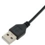 Вентилятор настольный металл Centek CT-5040 черный 2,5Вт, мет.решётка 14см, USB-порт (24)
