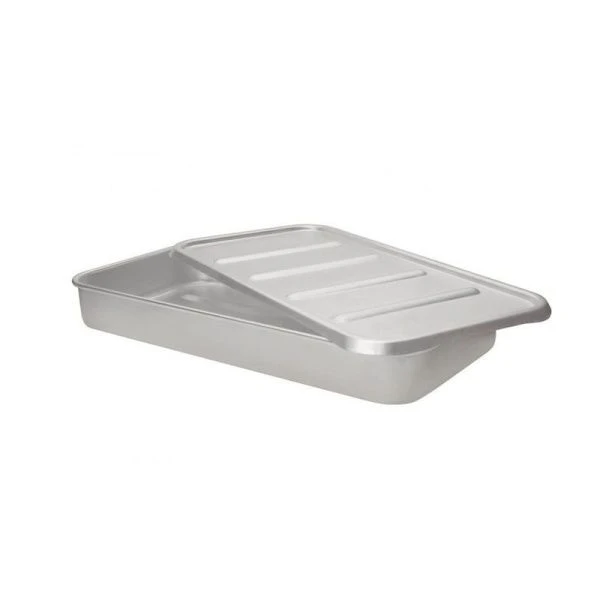 Противень 30*60*8см алюминий КУЛИНАРИЯ мет.крышка глубокий (5)