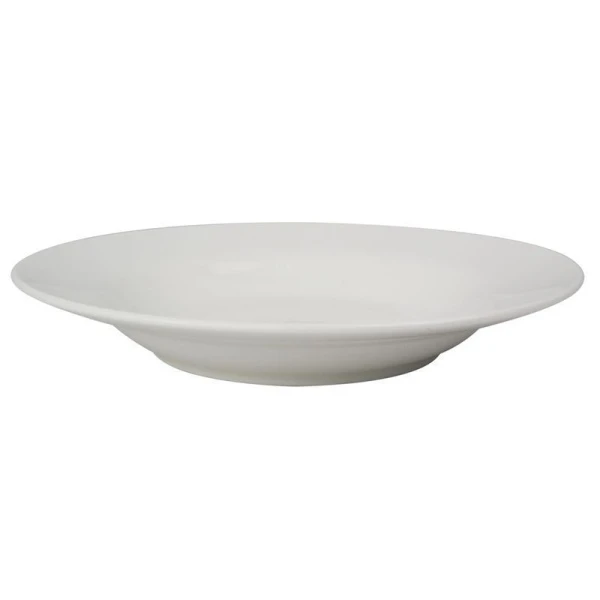 Тарелка глубокая 200мл 20см h3,5см фарфор 8" 55 JC-8195 (42/70)