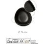 Салатник 400мл 16см фарфор ROCK BLACK треугольный DM8024-6 (6)