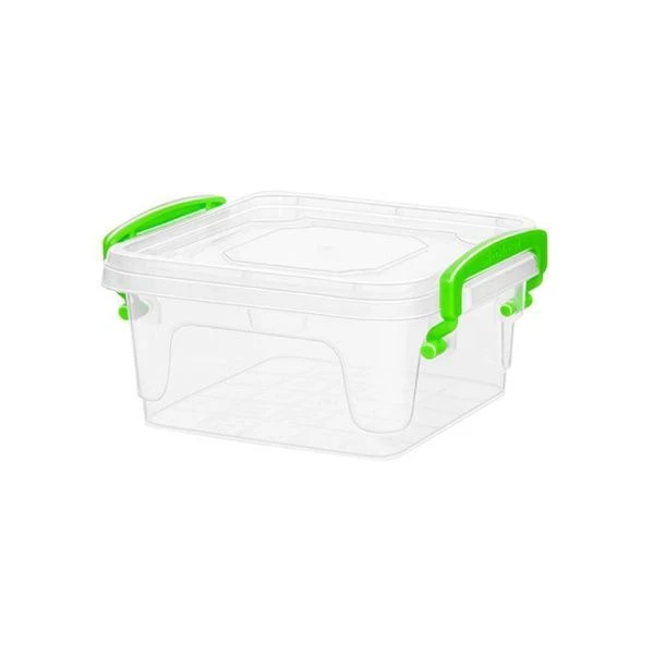 Контейнер пищевой 1,2л пластик FRESH BOX квадратный (48)
