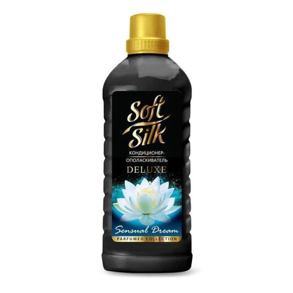 Кондиционер-ополаскиватель 1л Soft Silk DELUXE Sensual Dream (12)