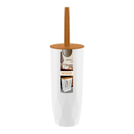 Ершик туалетный закрытый пластик Keeplex Wood (10)