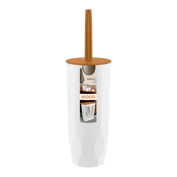 Ершик туалетный закрытый пластик Keeplex Wood (10)