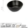 Салатник 400мл 16см фарфор ROCK BLACK треугольный DM8024-6 (6)