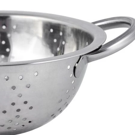 Дуршлаг 24см нерж.сталь с 2-мя ручками (100)