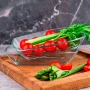 Блюдо прямоугольное набор 2шт 120*180мм стекло ТОКИО (12)