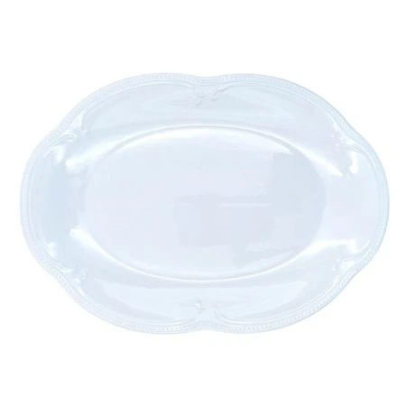Блюдо 36*25см фарфор White Ornaments овальное (12)