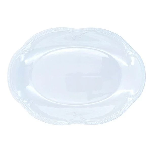 Блюдо 36*25см фарфор White Ornaments овальное (3)