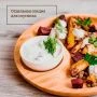 Менажница 2 секции бамбук 30,5см WL-771044/A (3/24)