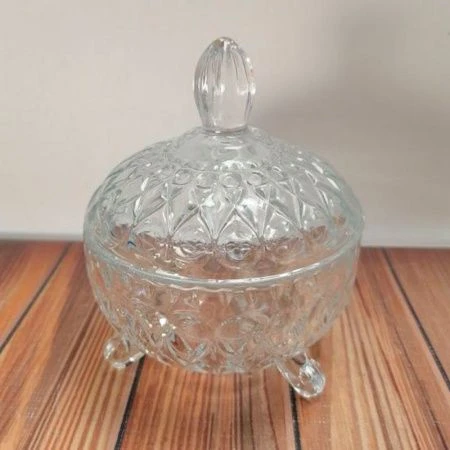 Сахарница стекло с крышкой (48)