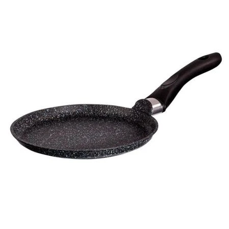 Сковорода блинная 24см алюминий АП GRANIT BLACK с ручкой (10)