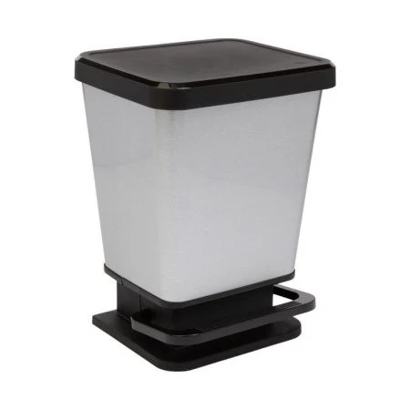 Контейнер для мусора 20л 33,5*30,5*46см пластик Металл с педалью (2)