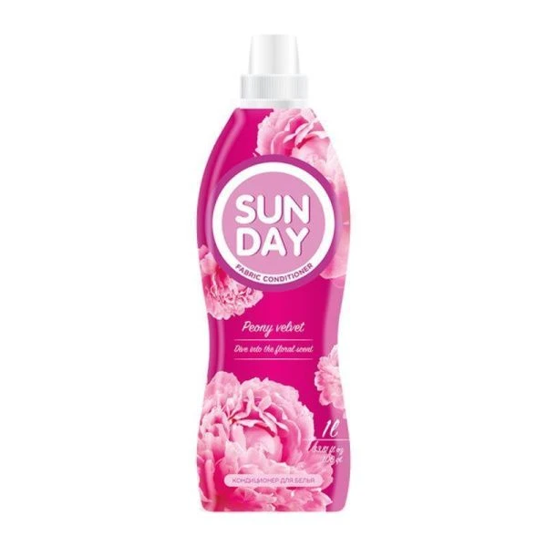Кондиционер для белья 1л Sunday Бархат пиона (6)