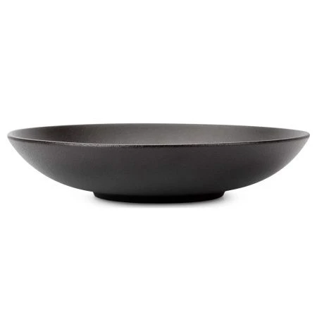 Тарелка глубокая 600мл 20см фарфор ROCK BLACK суповая DM8021 (6)
