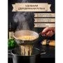 Дуршлаг 5*18*33см нерж.сталь с дер.ручкой (120)