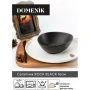 Салатник 400мл 16см фарфор ROCK BLACK треугольный DM8024-6 (6)
