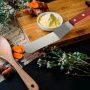 Шпатель для крема 15см нерж.сталь с деревянной ручкой
