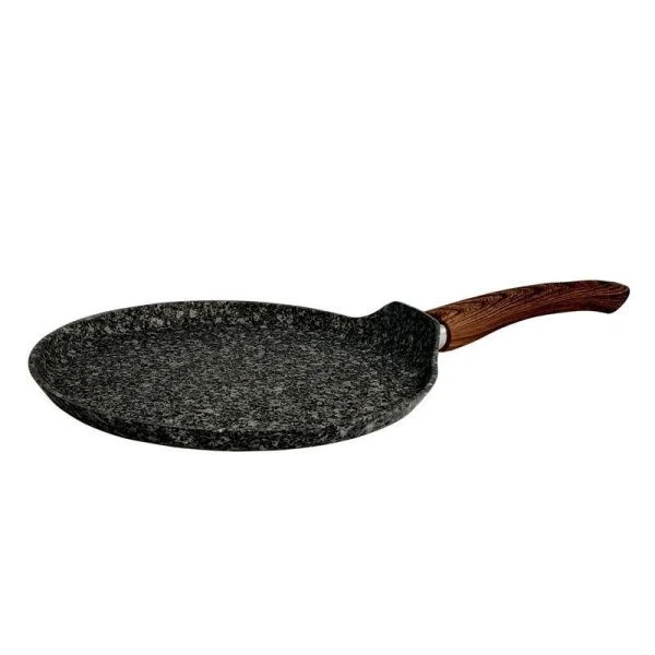Сковорода блинная 24см алюминий АП мрамор Grey marble арт.4171 (6)