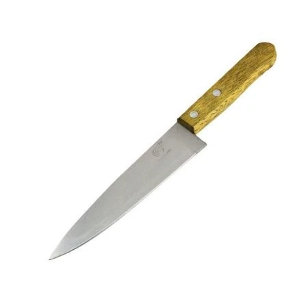 Нож кухонный 15,5см нерж.сталь с деревянной ручкой (480)