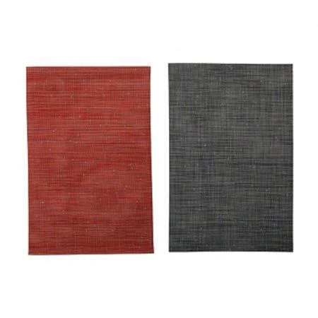 Салфетка сервировочная 45*30см BRIGHT серая/красная DMP15 (24)