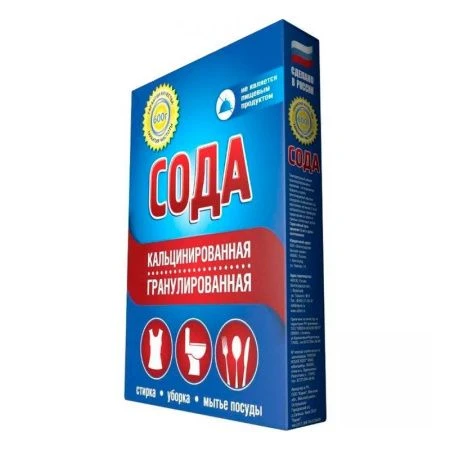 Сода кальцинированная ГОСТ 600гр (22) синяя