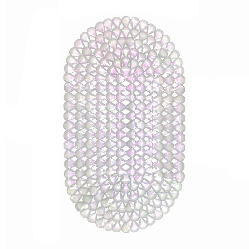 Коврик противоскользящий 38*67 ПВХ КАПЛЯ хамелеон (10)