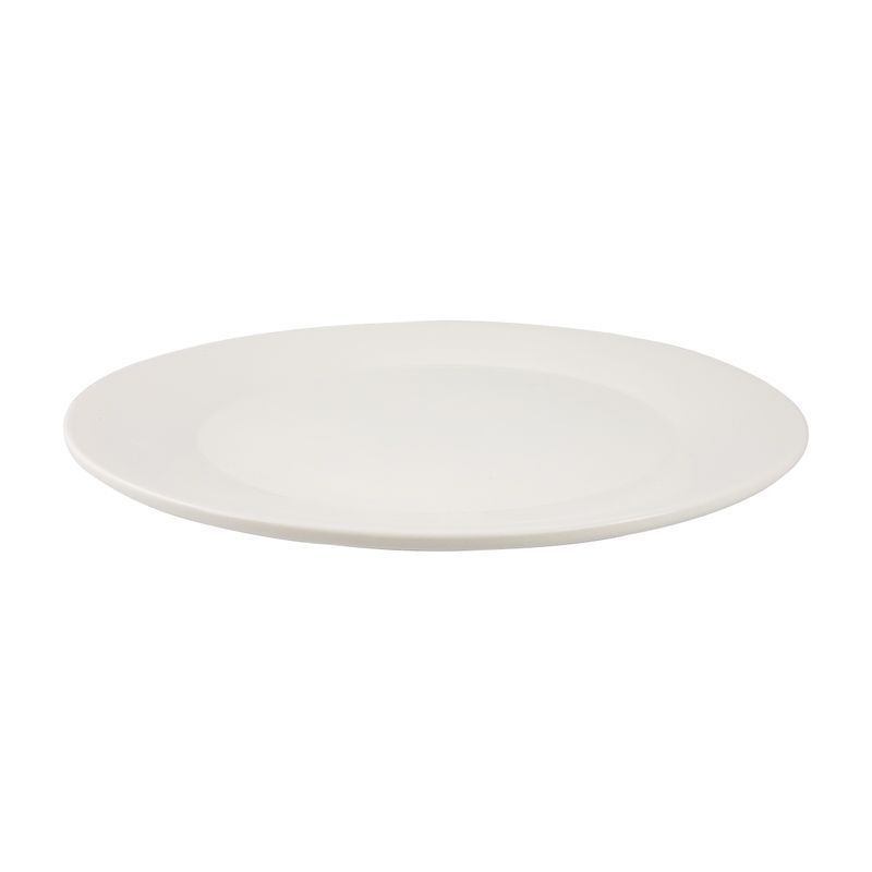 Тарелка мелкая 30см фарфор БЕЛЫЙ ЭЛЕГАНС 55 JC-8192 (5/20\16)