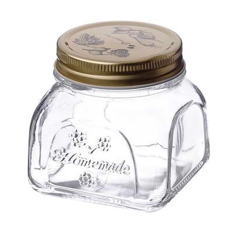 Банка для сыпучих продуктов 300мл стекло ХОММЕЙД с мет.крышкой (24)