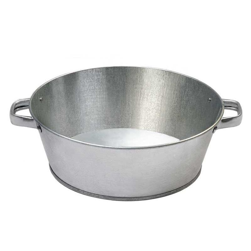 Таз 13л оцинкованный круглый толщ. 0,45мм 3-50110 (5)