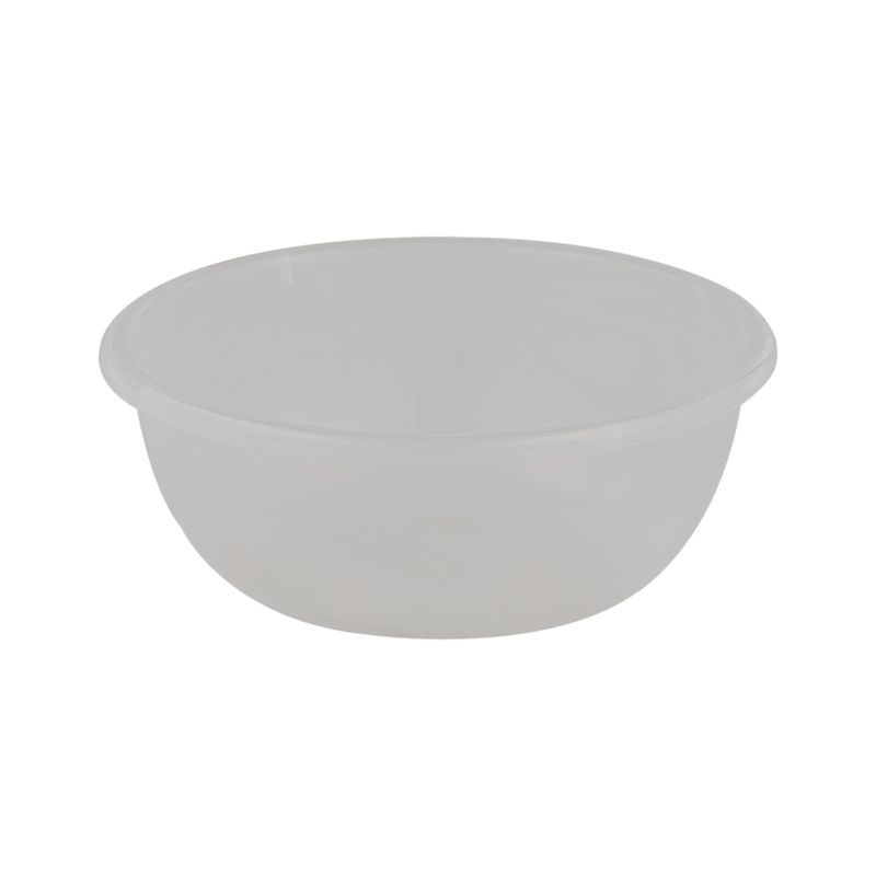 Таз 22л пластик ЛЮКС прозрачный круглый (25)