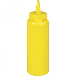 Емкость для соуса 700мл пластик желтая MG (24)