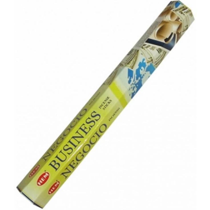 Благовония шестигранник 20 палочек HEM Business Привлечение удачи в бизнесе 186BUS (6)