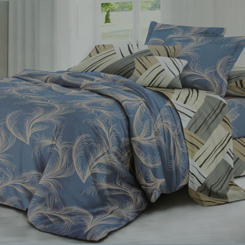 КПБ 1,5сп поплин 100% хлопок (пр.150*220, под.150*215, нав.70*70*1)