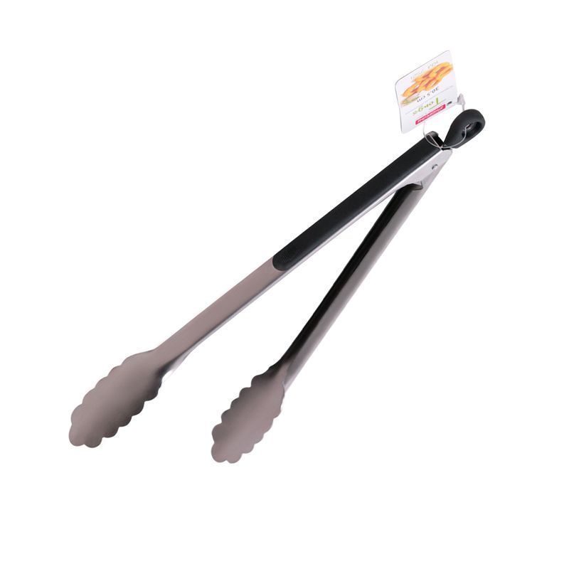 Щипцы кулинарные 30,5см нерж.сталь с силиконовыми вставками на ручках