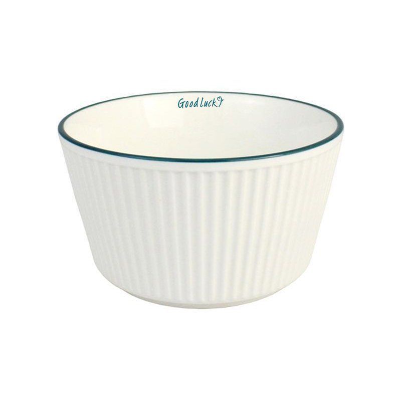 Салатник 12,7*7,3см фарфор Good Luck белый W032-5/JC-14550 (60)