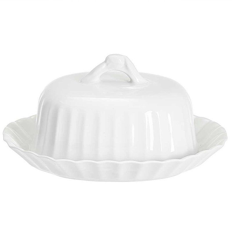 Масленка 600мл фарфор БЕЛЬЕ Тюльпан (8)