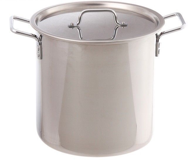 Котел 30л нерж.сталь ОБЩЕПИТ 35*35см свар.корпус для всех плит кроме индукции КТ-ОБ-31 В (1)