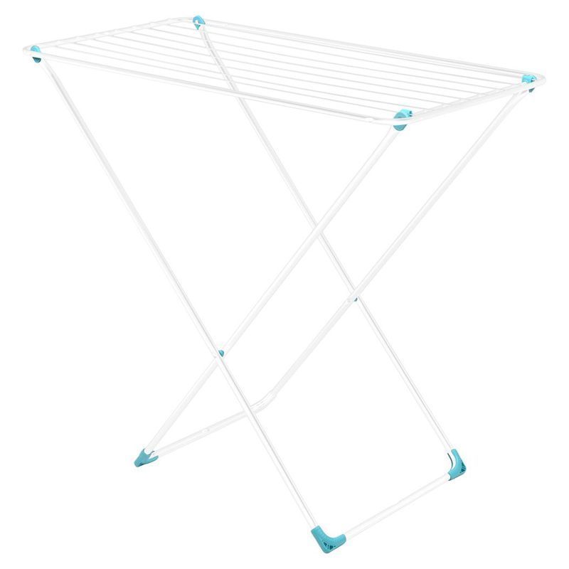 Сушилка для белья напольная 10м 100*55*96см металл складная белая СБЗ (5/6)