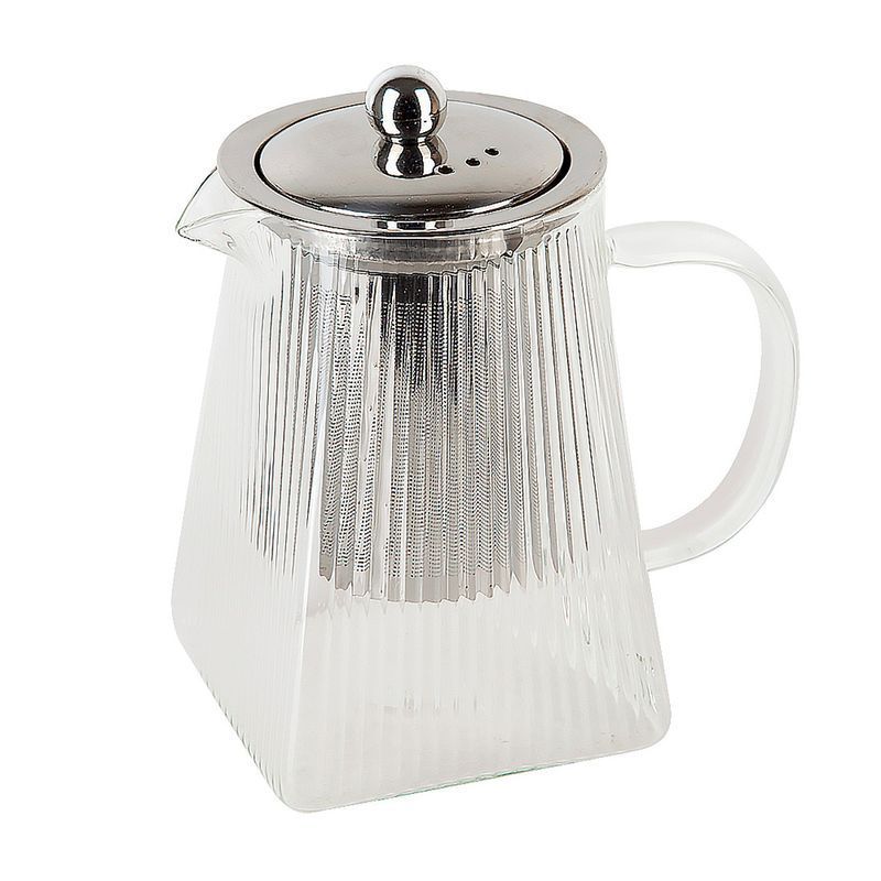 Чайник заварочный 950мл стекло Pyramid с мет.фильтром инд.уп. (24)