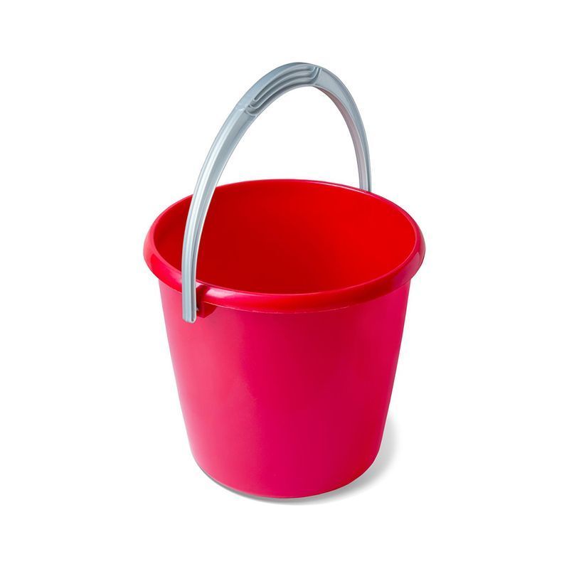 Ведро 10л пластик СОЛО красное перламутровое без крышки С633КРА (17)