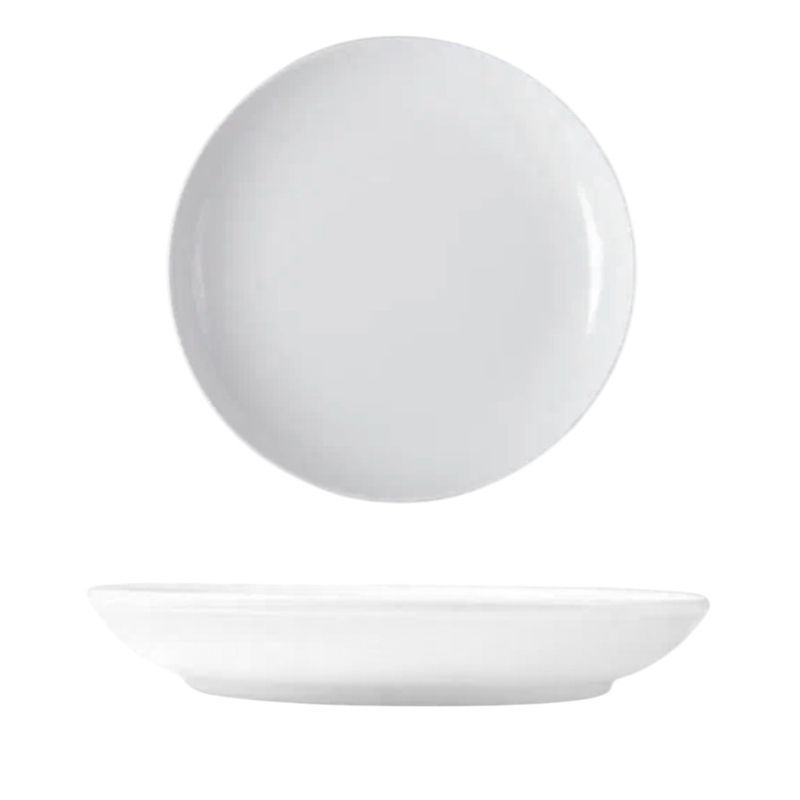 Тарелка глубокая 350мл 18см фарфор белье Соната СНЕЖНЫЙ БАРС (22)