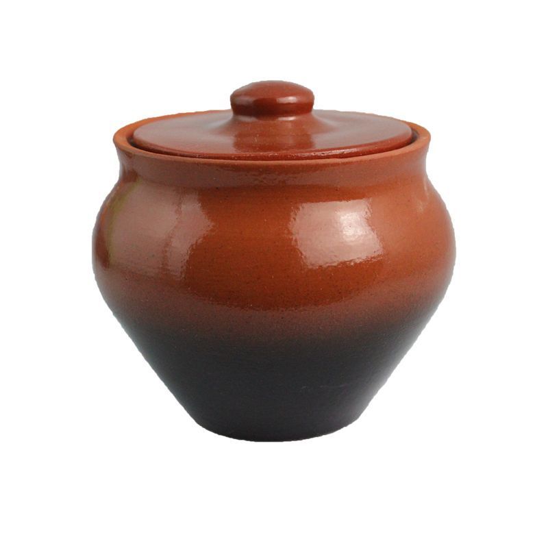 Горшочек для запекания 500мл керамика тонированный (10)