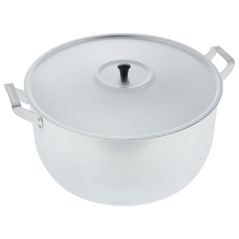 Кастрюля 15л алюминий полусферическая МШ-006 (4)