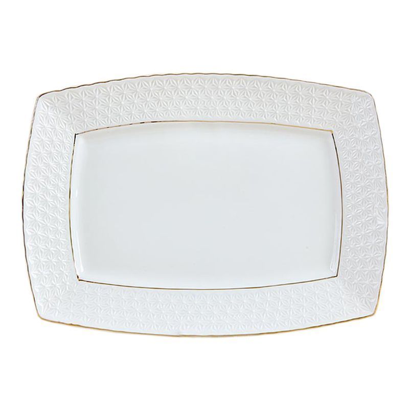 Блюдо 33см керамика СНЕЖНАЯ КОРОЛЕВА прямоугольное 13* S222733-A/з (3/12)