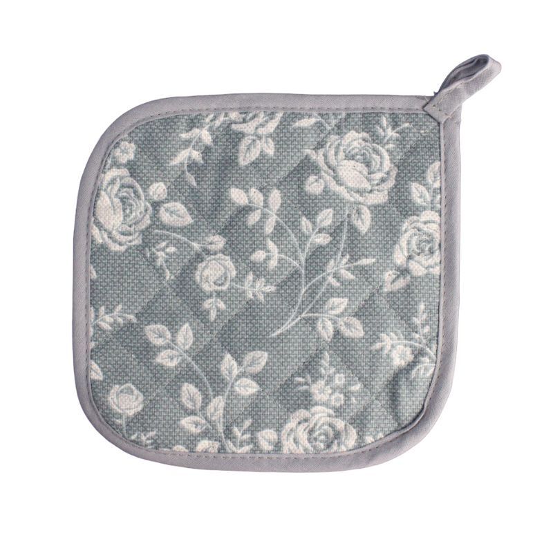 Прихватка рогожка РЕВЕРАНС СЕРЫЙ LeSonnet арт. 22